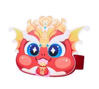 Qcbuegof Decorative Headband for Girls Ancient Chinese Snakes Cosplay Crowns 2025 Spring Festival Cartoon Snake Headpiece Family Craft Activity