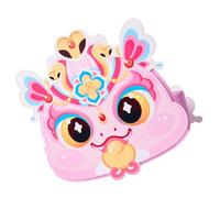 Qcbuegof Decorative Headband for Girls Ancient Chinese Snakes Cosplay Crowns 2025 Spring Festival Cartoon Snake Headpiece Family Craft Activity