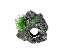 Qcbuegof Delicate Landscape Healed Stone Cave Terrarium Hiding Place Shrimp Caverns Statue Aquarium Habitat Decorations Underwater Landscape