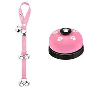 Qcbuegof Durability Pet Training Doorbell Rope Lanyard Door Warning Bells Guide Dog Pet Training Supplies Dog Bells Lanyard Doorbell Rope Adjustable and Alerts Button Interactively for and Playtimes