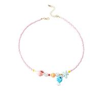 Qcbuegof Elegant Adjustable Pearl Beads Necklace with Charm, Stylish Bohemian Jewellery for Casual Outings and Gifts, Pearl Necklace, one size, As described, As described