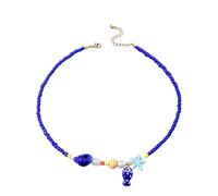 Qcbuegof Elegant Adjustable Pearl Beads Necklace with Charm, Stylish Bohemian Jewellery for Casual Outings and Gifts, Pearl Necklace, one size, As described, As described