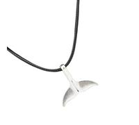 [Qcbuegof] Elegant Mermaid Tail Dolphin Pendant Necklace Clavicle Chain Jewelry Daily Wear Punk Style Accessories Mermaids Tail Dolphin Pendant Necklace, フリーサイズ, As described, No Gemstone