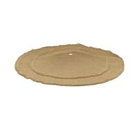Qcbuegof Festival Hessian Tree Skirt for 24 36 48 Inch Christmas Natural Fibre Decoration Effective Stable Design Traditional Christmas Decorations Skirt