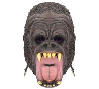 Qcbuegof Halloween Orang Utan Headpiece Orang Utan Head Covers Full Head Orang Utan Mask for Adults Halloween Dress Up Masquerade Realistic Mask