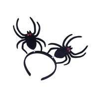 Qcbuegof Halloween Spiders Headband Day of Death Flehing Arachnid Hairband Cosplay Costume Headpiece for Adults Festival Headpiece Halloween Costume Headband