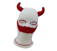 Qcbuegof Handmade Knitted Halloween Costume Parties Adult Clown Unisex for Daily Clothing Funny Clown