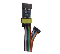 Qcbuegof High Efficiency USBI Emulator Tool for Developers with Multiple Colour Status Indicators DSP Development Board Accessory