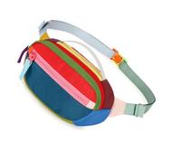 Qcbuegof Highly Visible Running Belt Bag, Comfortable Splash-proof Waist Bag with Multiple Compartments for Daily Commuting, Cycling, Waterproof Hiking Waist Bag