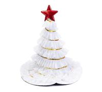 Qcbuegof Holiday Party Accessory Christmas Tree Hat with Decorative Star and Lane Shimmer