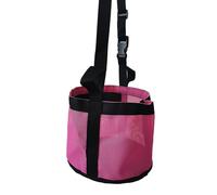 Qcbuegof Horse Food Bag Feeding Hay Bag Hay Bowl with Adjustable Strap Horse Feed Bag Hay Storage Slow Feed Bucket Horse Food Bag