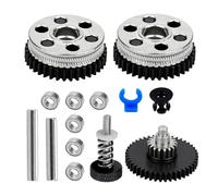 Qcbuegof Improved Lite Extruder Helical Tooth Large Wheel Drive Extruder Gear Camouflage Metal Wear Resistant Drives Wheel Extruder Machine