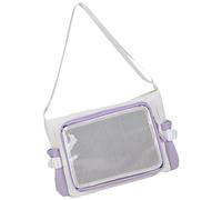 Qcbuegof Japanese Itabag Clear Single Shoulder Bag Crossbody Bag Stylish Personality Present Fashion Accessory Practical Satchel, a, Eine Größe