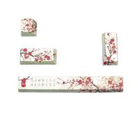 Qcbuegof KeyCap Set OEM Height for Enter Key 6.25U SpaceBar 4 Pieces Keyboards FADE Proof for Mechanical Keyboards Adjustment Office Keyboard Enhancements