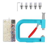 Qcbuegof Manual Bead Setting Machine Beads Repair Machines for Craft Decoration and Art Projects for Hat Shoes Clothing Bags Skirts