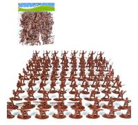 Qcbuegof Miniature Combat Figures 100Pieces/Bag Combat Soldier Men Set With Various Postures For Creative Pretend Play Educational Teaching