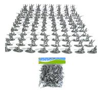 Qcbuegof Miniature Combat Figures 100Pieces/Bag Combat Soldier Men Set With Various Postures For Creative Pretend Play Educational Teaching