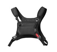 Qcbuegof Multifunctional Tactical Vest Unisex Chest Rigs Bag Mods Men Hip Hop Streetwear Chest Pockets Waterproof Sports Bag Outdoor Neck Pouch for Men
