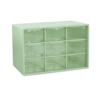 Qcbuegof Multilayer 9 Storage Container for Bracelets, Earrings and Beauty Tools, Space-Saving Jewellery Travel Case for the Desk, one size, As described