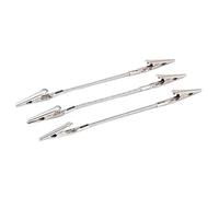 Qcbuegof Multipurpose Double Head Coil Clamp Heatproof Stainless Steel Stable Base For Travel Hiking Home Use Stainless Steel Coil Clip