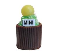 Qcbuegof Multipurpose Miniature Chocolate Cupcake Cups Portable for Dollhouse Accessories for Children and Adults Dollhouses Miniature Cupcake