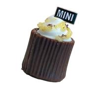 Qcbuegof Multipurpose Miniature Chocolate Cupcake Cups Portable for Dollhouse Accessories for Children and Adults Dollhouses Miniature Cupcake