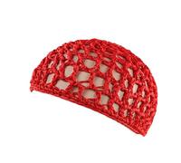 Qcbuegof Party Pullover Crochet Cover Handmade Hollow Hat Forehead Hair Accessories Hair Style for Music Festival Hand Woven