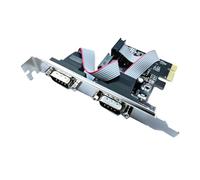 Qcbuegof PCIe Expansion Card RS232 Port Parallel Connector Converter Adapter Controller for Industrial Equipment Industrial Series Card