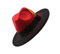Qcbuegof Popular Top for Male Female Stage Show Headwear Masquerades Gentleman Carnival Party Props Panama Shaded Top