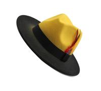 Qcbuegof Popular Top for Male Female Stage Show Headwear Masquerades Gentleman Carnival Party Props Panama Shaded Top