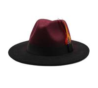 Qcbuegof Popular Top for Male Female Stage Show Headwear Masquerades Gentleman Carnival Party Props Panama Shaded Top