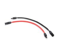 Qcbuegof Practical flat cable window with cable set, flexible cable set, solar panel with the household energy system, connect solar cable