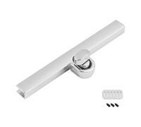 Qcbuegof Practical Secure Rotating Closure Replacement Bag Accessories for Various Bags Fashionable Look and Comfortable Assembly Lock, silver, Eine Größe