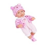 Qcbuegof Realistic Vinyls Girl Baby Dolls 12inch With Coat Overalls For Kids Play Realistic Baby New Borns Asleep Toy Soft Preschool Interactive Toy