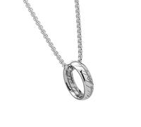 Qcbuegof Retro Charm Necklace Handmade Hip-Hop Neckchain For Women Men Stylish Metal Pendant Collarbone Chain Hip Hop Chain Necklace