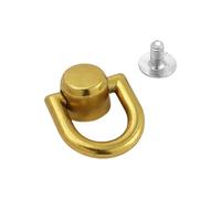 Qcbuegof Rotatable Balls D Rings Stage Purse Making Supplies for Leather Craft Accessories and Purse Improvements Rotatable Balls Head Buttons, Scrap Metal, Eine Größe