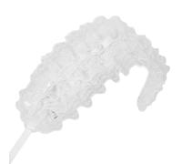 Qcbuegof Ruffled Lace Trim Headbands Cosplay Tulle French Headwear Headwrap Maid Headwear Photography Bows Hair Accessory