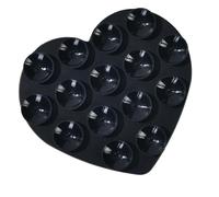 Qcbuegof Silicone Phone Case Adhesive Mount Phone Suction Cup Handwood Holder for Watching Video Suction Cup for Car