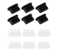 Qcbuegof Silicone USB C Connector Anti Caps for Phone Tablet Charging Port Protective Cover USB C Connection Protection Pack of 12