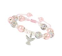 Qcbuegof Silver Cross with Peach Pearl, エンジェルダイヤモンド, As described, No Gemstone