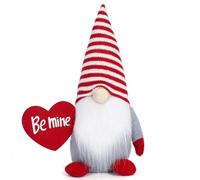 Qcbuegof Striped Gnomes Plush Dolls Elves Decoration Decoration with Sweet Love Heart for Table Top Decorations Valentine Gift Valentine's Day Gnomes Dolls