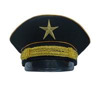Qcbuegof Styles Patrol Hat Wicking Lining Lightweight Polyester Polices Officer Hat Prom Event Cosplay Essential Cosplay Militaries Accessory