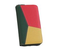 Qcbuegof Stylish Blocking Accordion Wallet for Women and Men with Large Capacities and Card Slots, Portable Secure Card Holder, Women's Card Holder, dunkelgrün, Mass beauty