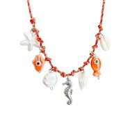 Qcbuegof Stylish Ocean Inspired Sea Starfish Pearl Necklace for Women with Robust Copper Designs and Unique Pendant Styles Sea Starfish Pendant Necklace, one size, As described, As described