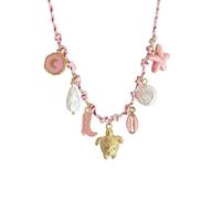 Qcbuegof Stylish Ocean Inspired Sea Starfish Pearl Necklace for Women with Robust Copper Designs and Unique Pendant Styles Sea Starfish Pendant Necklace, one size, As described, As described