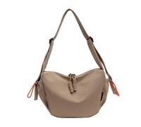 Qcbuegof Stylish Shoulder Bag Spacious Enough Crossbody Purse for Women and Men Student Book Bag Leisure Sathcle Laptop Compartment Purse, khaki, Eine Größe