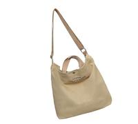 Qcbuegof Stylish Unisex Student Crossbody Bag with Japanese Retro Styles Canvas Large Capacity Shoulder Handbag School Book Retro Crossbody Satchel, khaki, Eine Größe