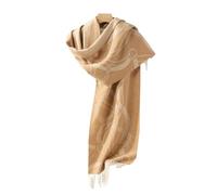 Qcbuegof Stylish Wool Stole Jacquards Woven Audlt Wool Scarf Warm And Fashionable Neckwear For Autumn And Winter Cold Weather Scarf