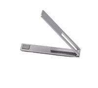 Qcbuegof Super Thin 1 5 mm Aluminium Phone Stand Holder with Sticky Adhesive Stable 180 Degree Adjustable for Multiple Devices Metal Phone Holder with Nano Adhesion