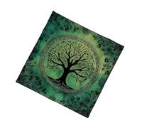 Qcbuegof Tarots Tablecloth Altars Fabric Big Tree Pattern Astrology Tablecloth Divinity Cards Tapestry Wall Decoration Divine Table Map Table Wall Decorations